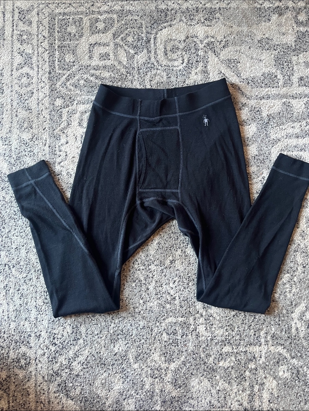 Smartwool Men’s Black Thermal Base Layer Long Johns